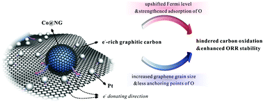 Graphical abstract: Novel carbon structures as highly stable supports for electrocatalysts in acid media: regulating the oxygen functionalization behavior of carbon