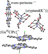 Graphical abstract: Structure and properties of radical anion and dianion salts of organic dye trans-perinone and its mixed salt with gallium(iii) phthalocyanine