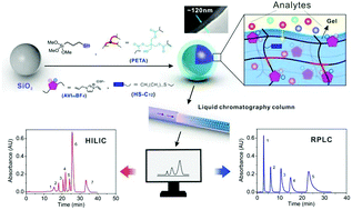 Graphical abstract: Preparation of ionogel-bonded mesoporous silica and its application in liquid chromatography