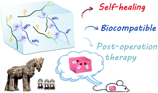 Graphical abstract: An injectable self-healing hydrogel “Trojan Horse” for adjunctive therapy of colon cancer recurrence