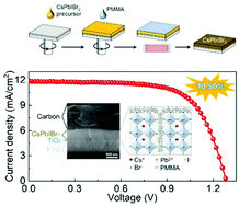Graphical abstract: In situ polymer-covered annealing strategy for high-efficiency carbon-electrode CsPbIBr2 solar cells
