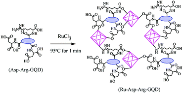 Graphical abstract: Electrochemical detection of carbendazim in strawberry based on a ruthenium–graphene quantum dot hybrid with a three-dimensional network structure and Schottky heterojunction