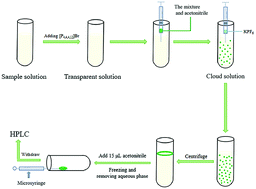 Graphical abstract: An enhanced dispersive liquid–liquid microextraction method based on solidification of floating organic drops for the determination of pyrethroid pesticides in tea infusions