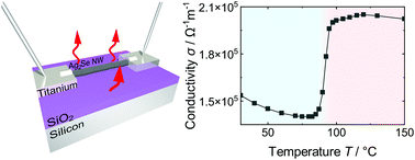 Graphical abstract: Superionic phase transition in individual silver selenide nanowires