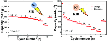 Graphical abstract: Ultrahigh-rate nickel monosulfide anodes for sodium/potassium-ion storage