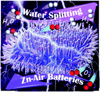 Graphical abstract: Integrating a metal framework with Co-confined carbon nanotubes as trifunctional electrocatalysts to boost electron and mass transfer approaching practical applications