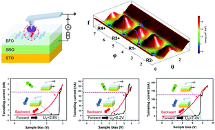 Graphical abstract: Polarization-switching pathway determined electrical transport behaviors in rhombohedral BiFeO3 thin films