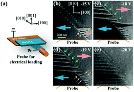 Graphical abstract: Manipulating ferroelectric behaviors via electron-beam induced crystalline defects