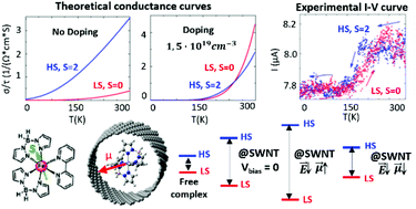 Graphical abstract: Spin-crossover complexes in nanoscale devices: main ingredients of the molecule–substrate interactions