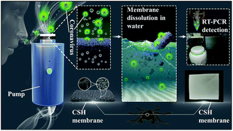 Graphical abstract: A water-soluble membrane for SARS-CoV-2 viral nucleic acid sampling and detection