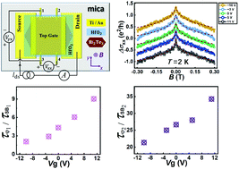 Graphical abstract: Surface-bulk coupling in a Bi2Te3 nanoplate grown by van der Waals epitaxy