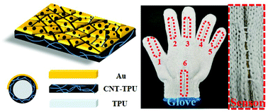 Graphical abstract: Ultrasensitive and highly stretchable fibers with dual conductive microstructural sheaths for human motion and micro vibration sensing