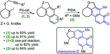 Graphical abstract: Synthesis of fused 1,2-naphthoquinones with cytotoxic activity using a one-pot three-step reaction