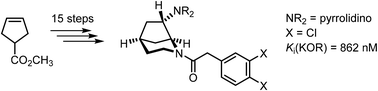 Graphical abstract: Diastereoselective synthesis of conformationally restricted KOR agonists