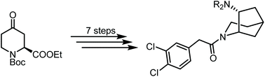 Graphical abstract: Synthesis and pharmacological evaluation of enantiomerically pure endo-configured KOR agonists with 2-azabicyclo[3.2.1]octane scaffold