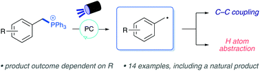Graphical abstract: Reactions of benzyltriphenylphosphonium salts under photoredox catalysis