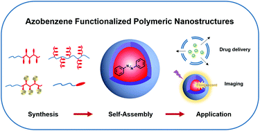Graphical abstract: Polymeric nanostructures based on azobenzene and their biomedical applications: synthesis, self-assembly and stimuli-responsiveness