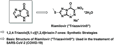 Graphical abstract: Synthetic approaches to 1,2,4-triazolo[5,1-c][1,2,4]triazin-7-ones as basic heterocyclic structures of the antiviral drug Riamilovir (“Triazavirin®”) active against SARS-CoV-2 (COVID-19)