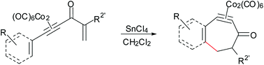 Graphical abstract: Alkynedicobalt mediated vinylogous Nazarov reactions