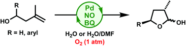 Graphical abstract: Synthesis of 2-hydroxytetrahydrofurans by Wacker-type oxidation of 1,1-disubstituted alkenes