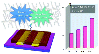 Graphical abstract: An insight into the role of side chains in the microstructure and carrier mobility of high-performance conjugated polymers