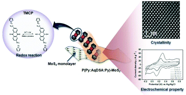 Graphical abstract: Electrochemical properties of anthraquinone-containing polymer nanocomposite by nano-level molecular ordering