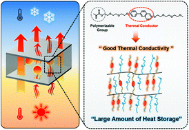 Graphical abstract: Heat managing organic materials: phase change materials with high thermal conductivity and shape stability