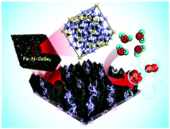 Graphical abstract: Iron and nitrogen Co-doped CoSe2 nanosheet arrays for robust electrocatalytic water oxidation