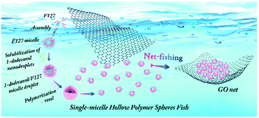 Graphical abstract: “Net fishing” of synthesized micelle-scale single hollow polymer nanospheres from a solution