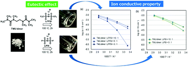 Graphical abstract: Tetramethylurea dimer/lithium salt-based deep eutectics as a novel class of eutectic electrolytes