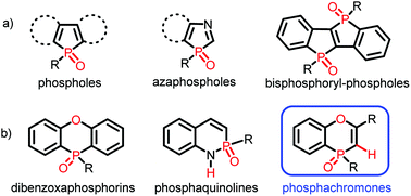 Graphical abstract: Synthesis and photophysical properties of donor-substituted phenyl-phosphachromones as potential TADF materials