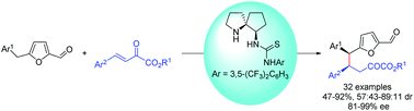 Graphical abstract: Remote asymmetric conjugate addition catalyzed by a bifunctional spiro-pyrrolidine-derived thiourea catalyst