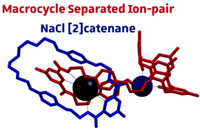 Graphical abstract: Sodium cation-templated synthesis of an ion-pair binding heteroditopic [2]catenane