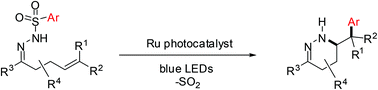 Graphical abstract: Photoredox-neutral alkene aminoarylation for the synthesis of 1,4,5,6-tetrahydropyridazines