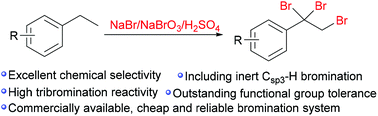 Graphical abstract: 1,1,2-Tribromoethyl arenes: novel and highly efficient precursors for the synthesis of 1-bromoalkynes and α-bromoketones