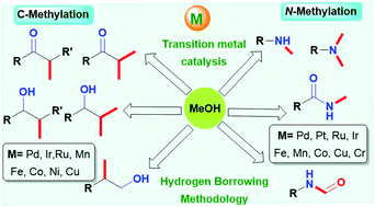 Graphical abstract: Recent advances in sustainable organic transformations using methanol: expanding the scope of hydrogen-borrowing catalysis