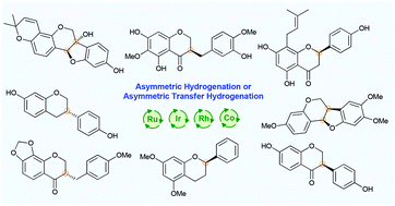 Graphical abstract: Asymmetric hydrogenation and transfer hydrogenation in the enantioselective synthesis of flavonoids