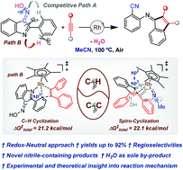 Graphical abstract: Rhodium(iii)-catalyzed successive C(sp2)–H and C(sp2)–C(sp2) bond activation of aryl oximes: synthetic and mechanistic studies