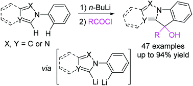 Graphical abstract: Direct dilithiation of N-aryl heterocycles for the construction of condensed N-heterocycles