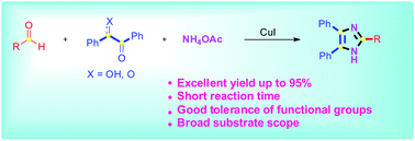 Graphical abstract: Simple practical method for synthesis of trisubstituted imidazoles: an efficient copper catalyzed multicomponent reaction