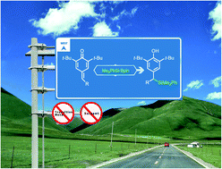 Graphical abstract: Silylative aromatization of p-quinone methides under metal and solvent free conditions