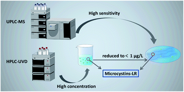 Graphical abstract: Development and comparison of UPLC-ESI-MS and RP-HPLC-VWD methods for determining microcystin-LR