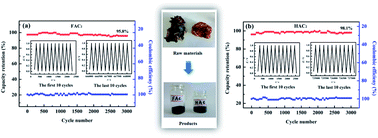 Graphical abstract: Biomass-derived O, N-codoped hierarchically porous carbon prepared by black fungus and Hericium erinaceus for high performance supercapacitor