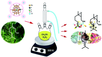 Graphical abstract: Vanadium-doped sodium phosphomolybdate salts as catalysts in the terpene alcohols oxidation with hydrogen peroxide