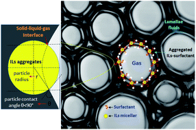 Graphical abstract: Imidazolium based ionic liquid stabilized foams for conformance control: bulk and porous scale investigation