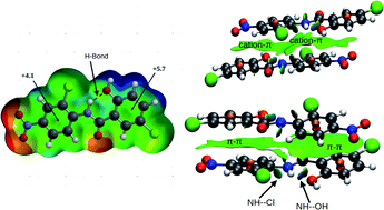 Graphical abstract: Cation–π interactions drive hydrophobic self-assembly and aggregation of niclosamide in water