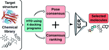Graphical abstract: Combination of pose and rank consensus in docking-based virtual screening: the best of both worlds