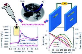 Graphical abstract: Cobalt-modified palladium nanocatalyst on nitrogen-doped reduced graphene oxide for direct hydrazine fuel cell