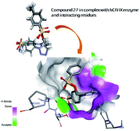 Graphical abstract: Docking studies and molecular dynamics simulation of triazole benzene sulfonamide derivatives with human carbonic anhydrase IX inhibition activity