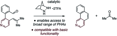 Graphical abstract: Polycyclic heteroaromatics via hydrazine-catalyzed ring-closing carbonyl–olefin metathesis